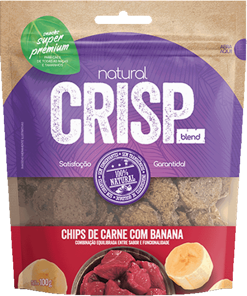 Snack Natural Crisp cão