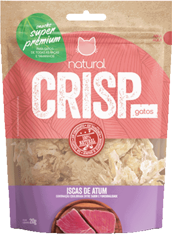 Snack Natural Crisp gato atum