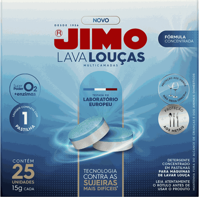 Pastilha lava-louças Jimo